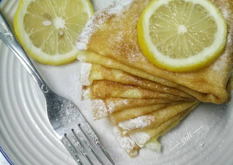 gambar untuk resep makanan Crepe atau pancake (pakai blender)