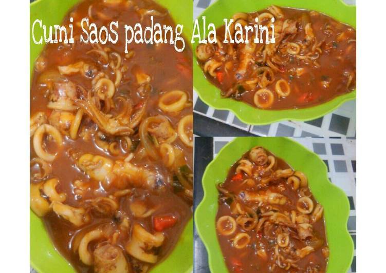 Resep Cumi Saos Padang Sedap Oleh Ummu Rinihalim Cookpad