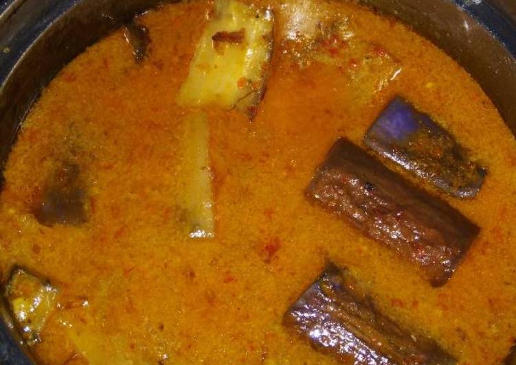 resep masakan Sayur terong santan pedas