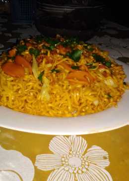 Mie goreng sosis