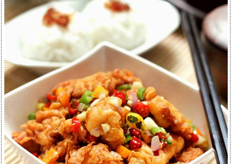  Resep  Ayam  Cabai  Garam  mudah pedess asin endess oleh 