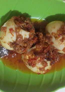 Telur bebek sambal mercon#ketopad_cp_telur