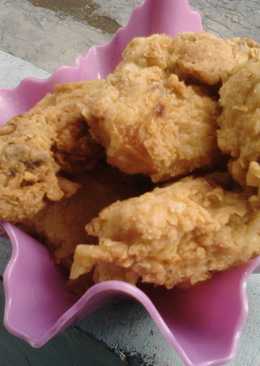 Spicy and Crispy Fried chicken lemon