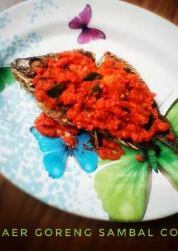 5. Mujaer Goreng Sambal Cobek