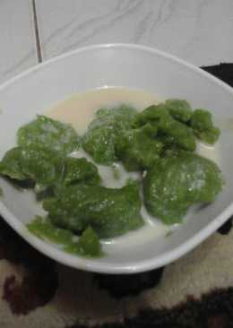 Bubur sumsum lembutt hijau