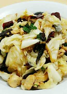 Cah Kol Ayam Cabe Kering