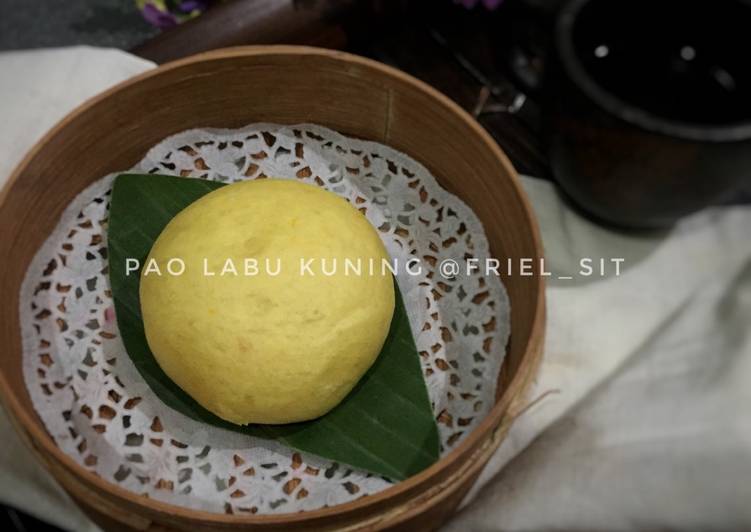 cara membuat Pao labu kuning