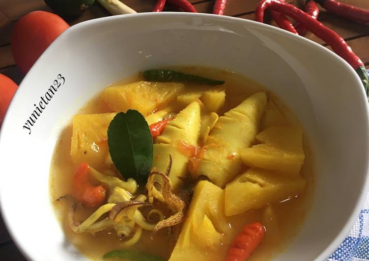 resep makanan Lempah cumi nanas