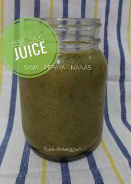 Jus SPN : Sawi Pepaya Nanas