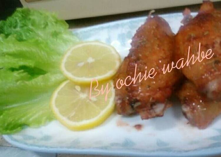 Resep Sayap ayam madu oven - Ochie Hayfa Wahbe