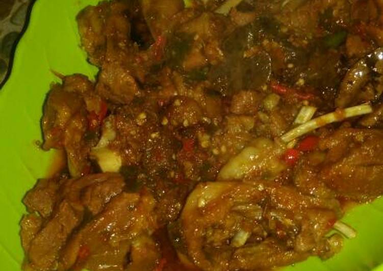 bahan dan cara membuat Kambing mercon ala ovi