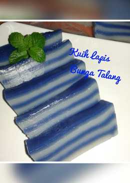 Kuih Lapis bunga talang