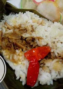 Nasi Bakar Ayam Suwir Teriyaki #Day3 #BikinRamadanBerkesan