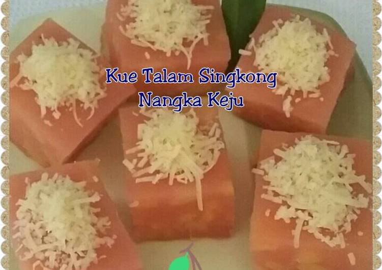 resep lengkap untuk Kue Talam Singkong Nangka Keju