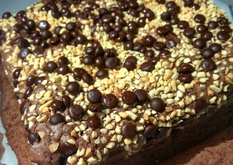 gambar untuk resep makanan Brownies panggang nut & chocochips