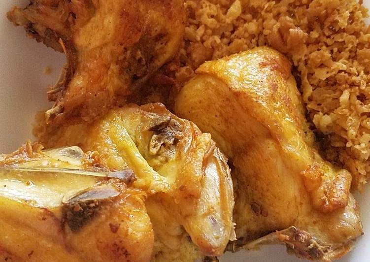 cara membuat Ayam Goreng Kunyit Minim Bumbu