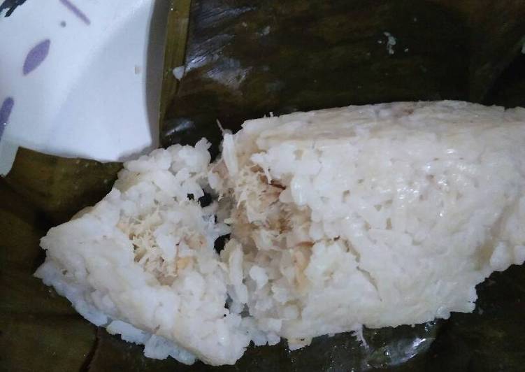 gambar untuk resep makanan Nasi isi botok (kelapa muda&ikan teri)