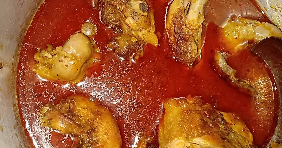 520 resep ayam masak merah  pedas enak dan sederhana Cookpad