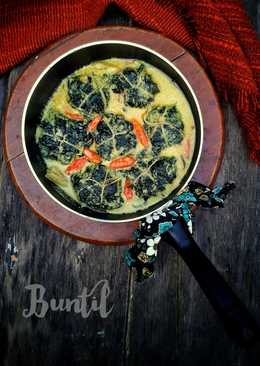 Buntil Daun Singkong (#pr_masakan bungkus daun)