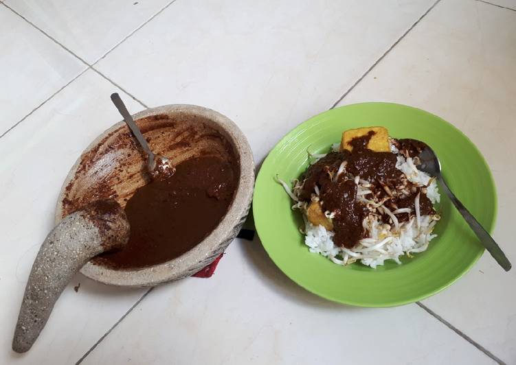 resep lengkap untuk Tahu tek ala2 (tanpa petis)