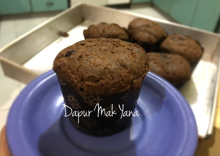 resep lengkap untuk Muffin Coklat Simpel dan Enak