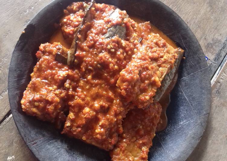 resep masakan Terong Tempe Balado