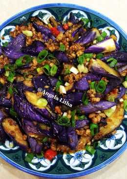 Tumis terong & daging,yi siang jiecek (Taiwan food)