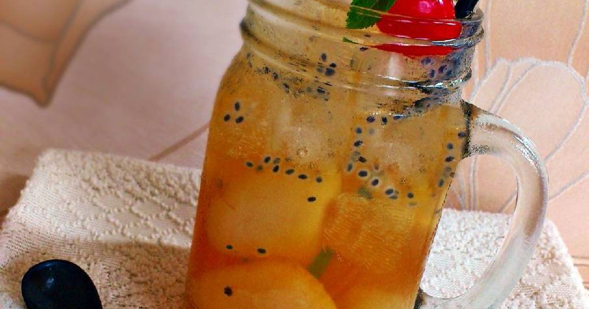 Resep Sparkling Lychee Tea