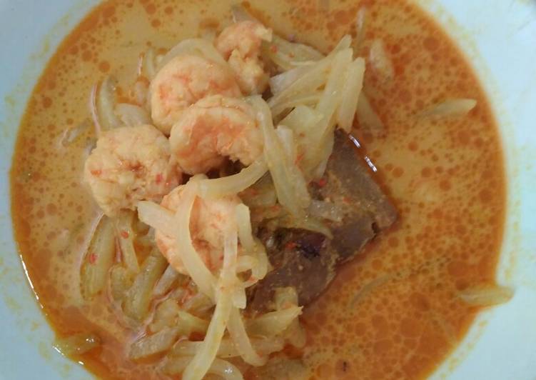 resep masakan Lodeh labu siam