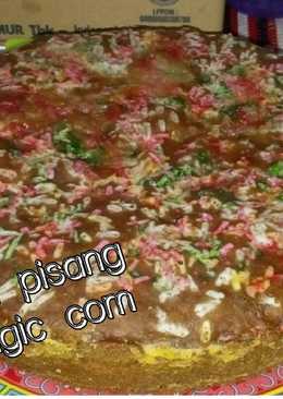 Bolu pisang coklat no mixer no oven