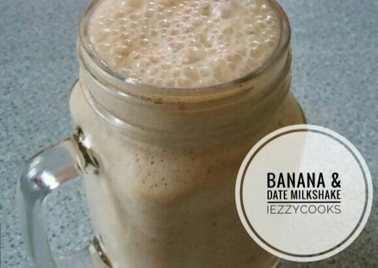 resep masakan Banana and Date Milkshake