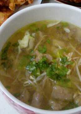 Soto daging bening khas boyolali