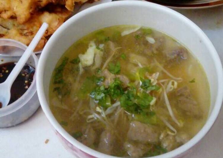 Resep Soto daging bening khas boyolali