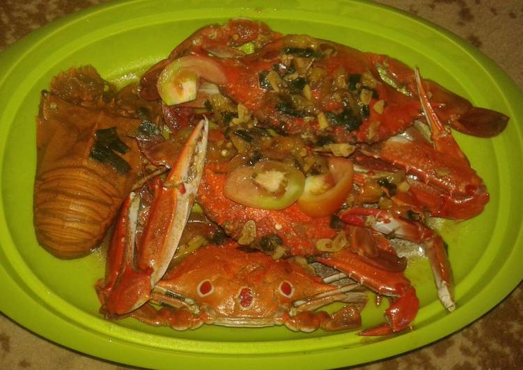 Resep Kepiting Asam manis tomat saus tiram By Ghaazy Alhabibie