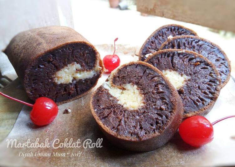 gambar untuk resep Martabak Coklat Roll