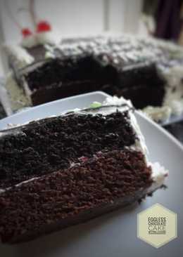 Eggless Chocolate Cake (No Mixer)