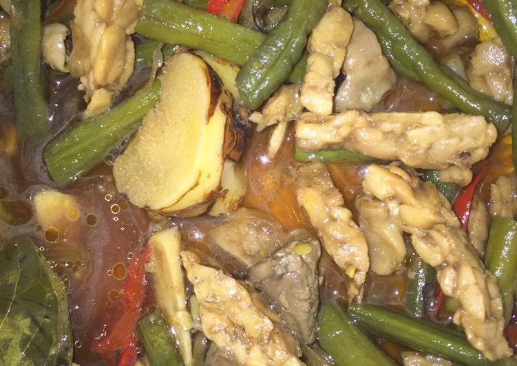 resep Oseng kacang panjang hati ayam