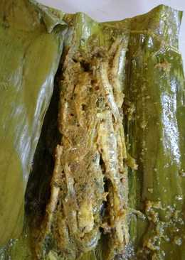 Pepes teri basah pedesss