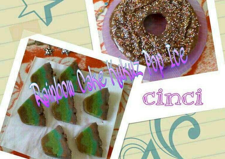 Resep Rainbow Cake Pop Ice Karya Kelinci Madu