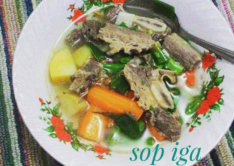 resep masakan Sop iga sapi