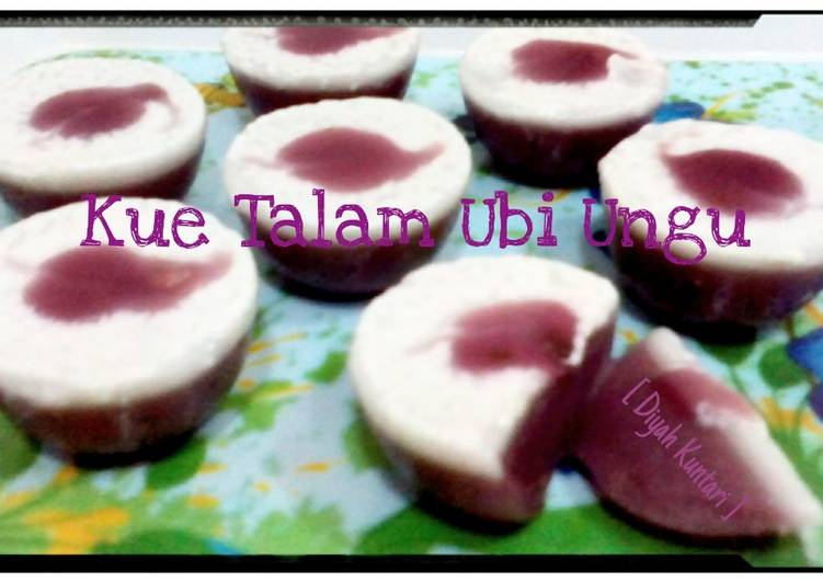 resep masakan Kue Talam Ubi Ungu