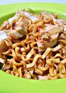 Mie goreng telur scallob