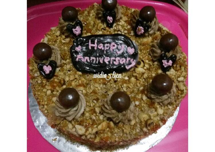 gambar untuk resep makanan Mocca Nougat Cake