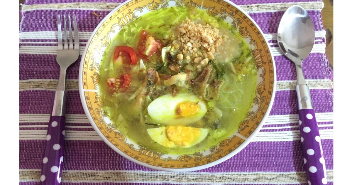 173 resep  soto ayam  lamongan  enak  dan sederhana Cookpad