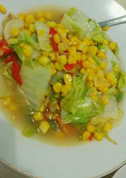 Tumis Sawi Jagung Manis