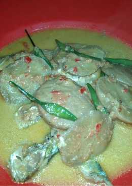 Gulai jengkol oncah ikan serai