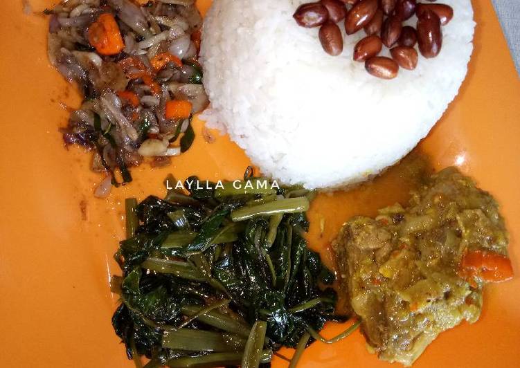 gambar untuk resep makanan Ayam betutu plus sambal matah khas bali ala xander's kitchen