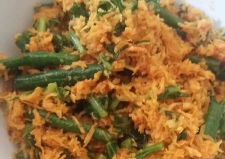 resep masakan Urap Bumbu Bali