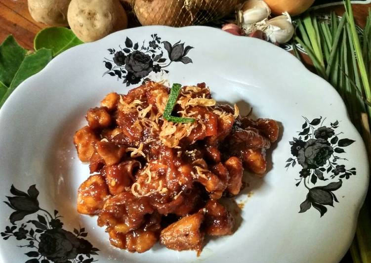 resep makanan Fried chicken satay (satay goreng)