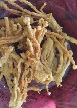 Jamur enoki goreng crispy